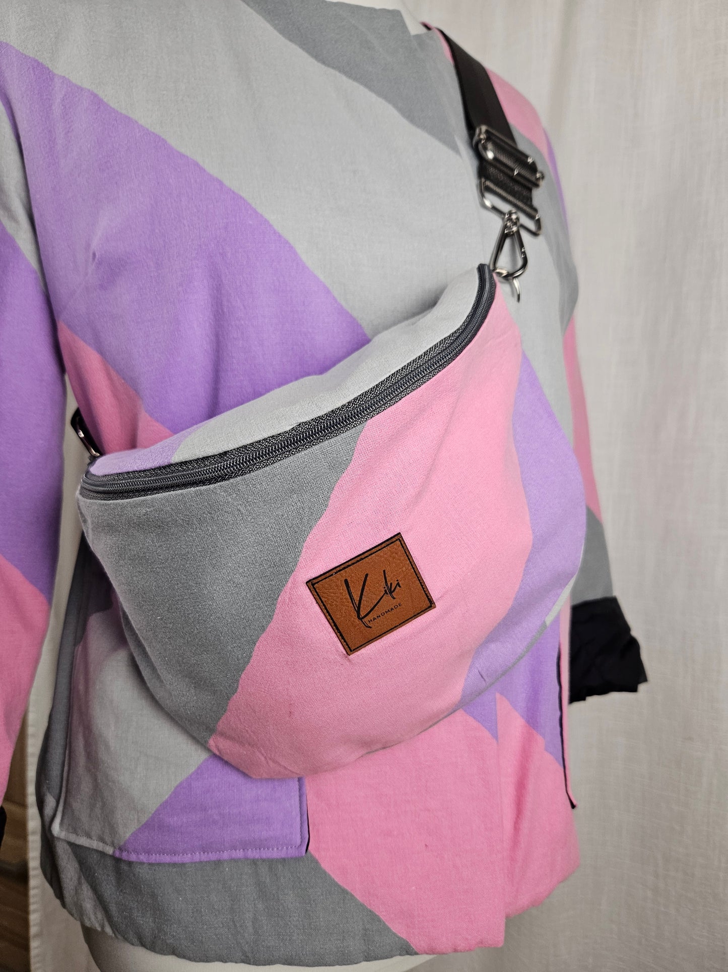 Upcycled Crossbody Bag "Vintage"
