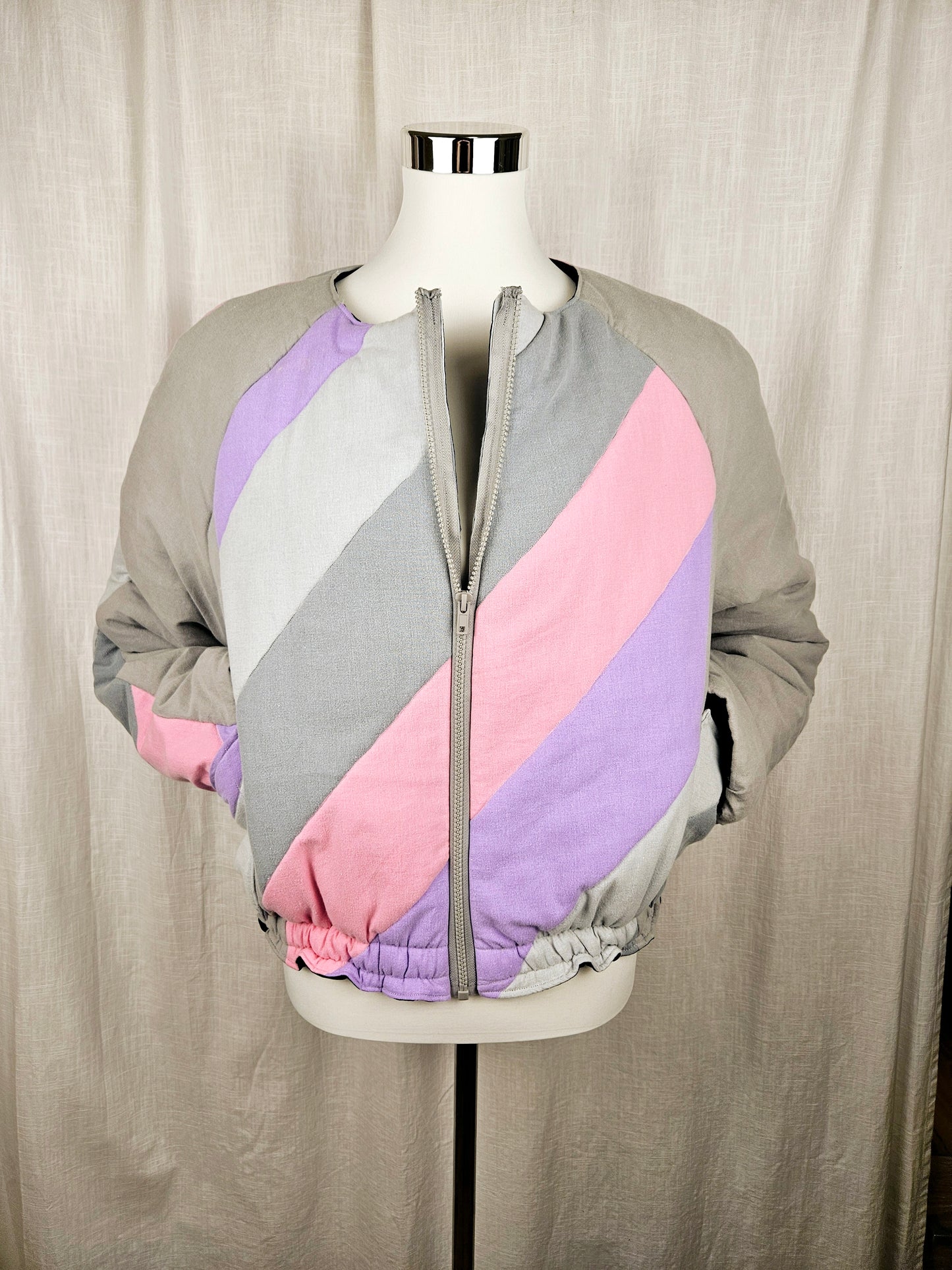 Upcycled Bomberjacke "Vintage" Gr. S