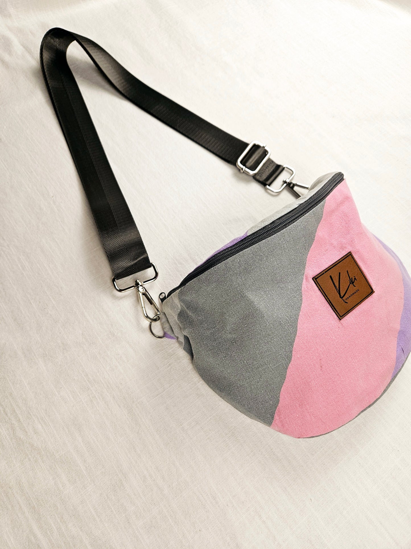 Upcycled Crossbody Bag "Vintage"