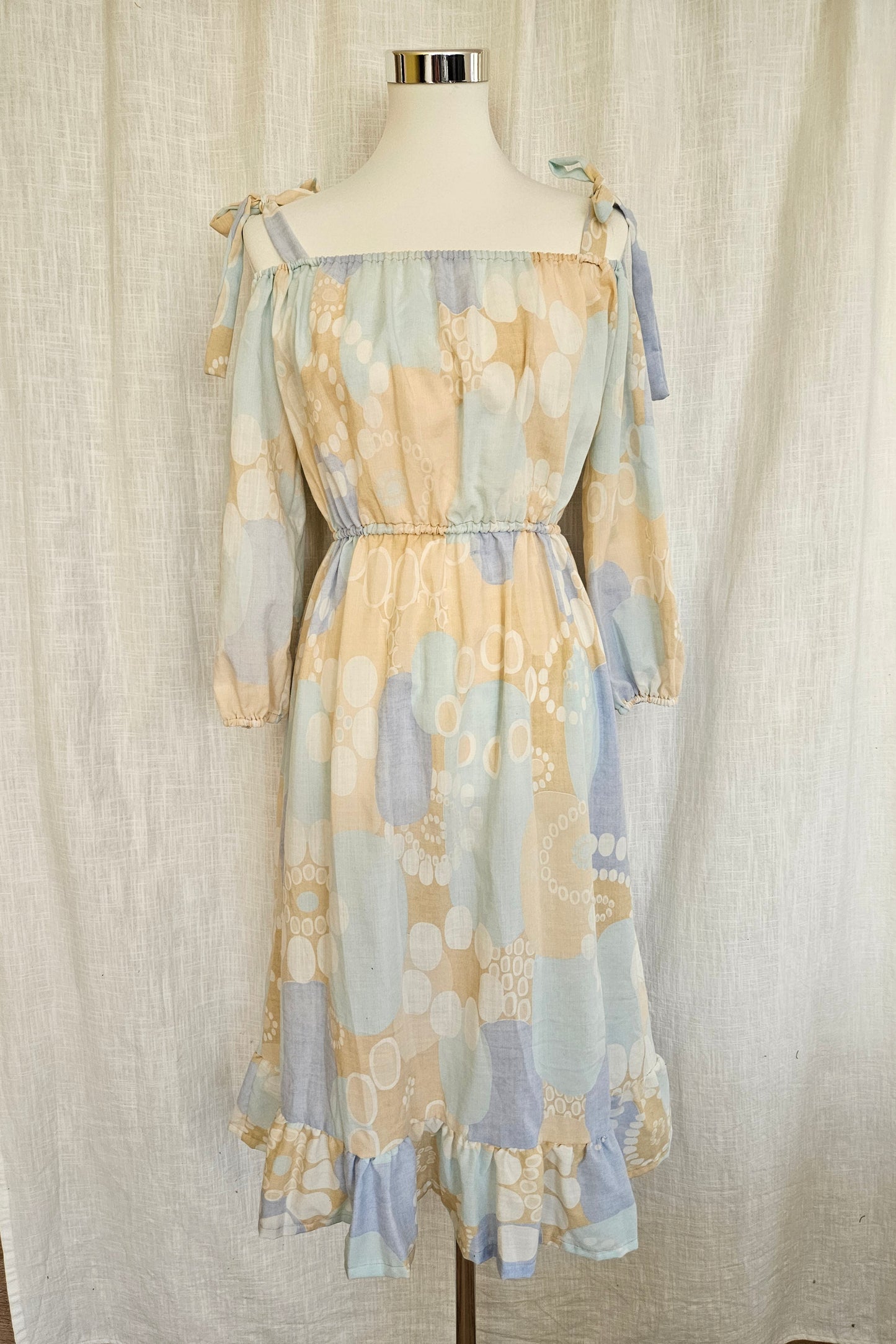 Upcycled Sommerkleid "Midi" Gr. S