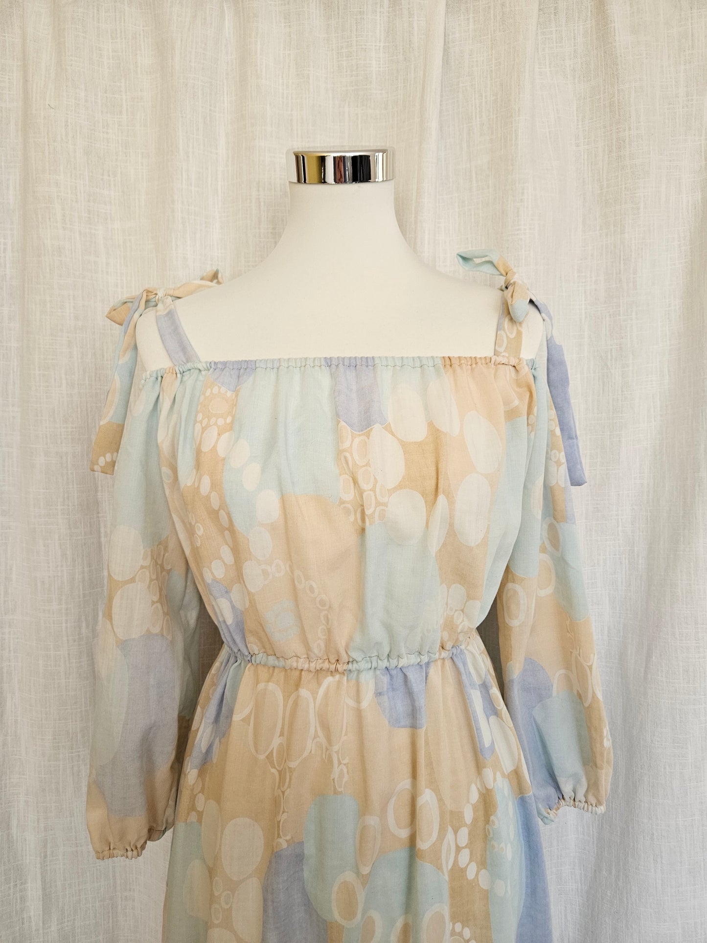 Upcycled Sommerkleid "Midi" Gr. S
