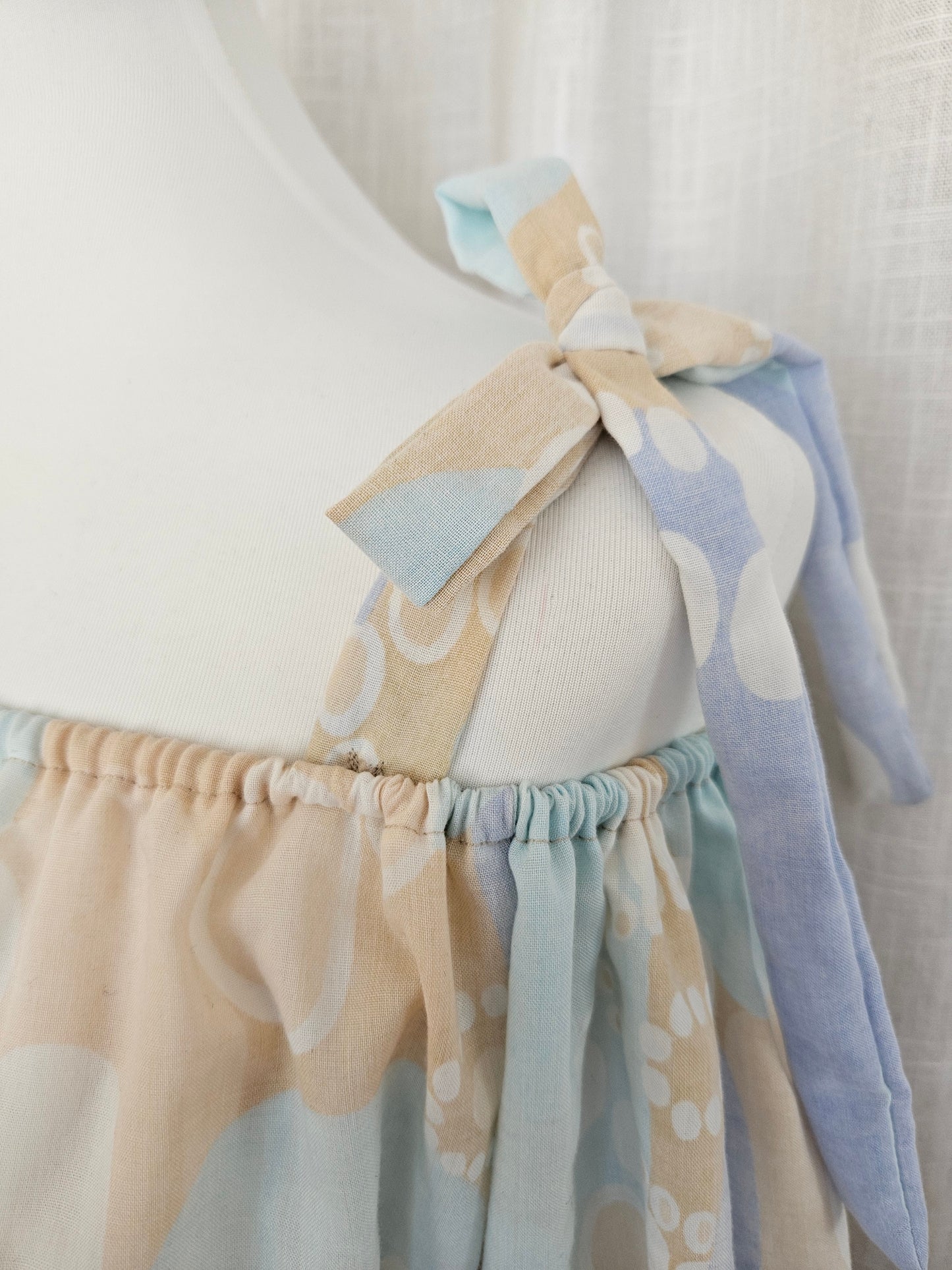 Upcycled Sommerkleid "Midi" Gr. S