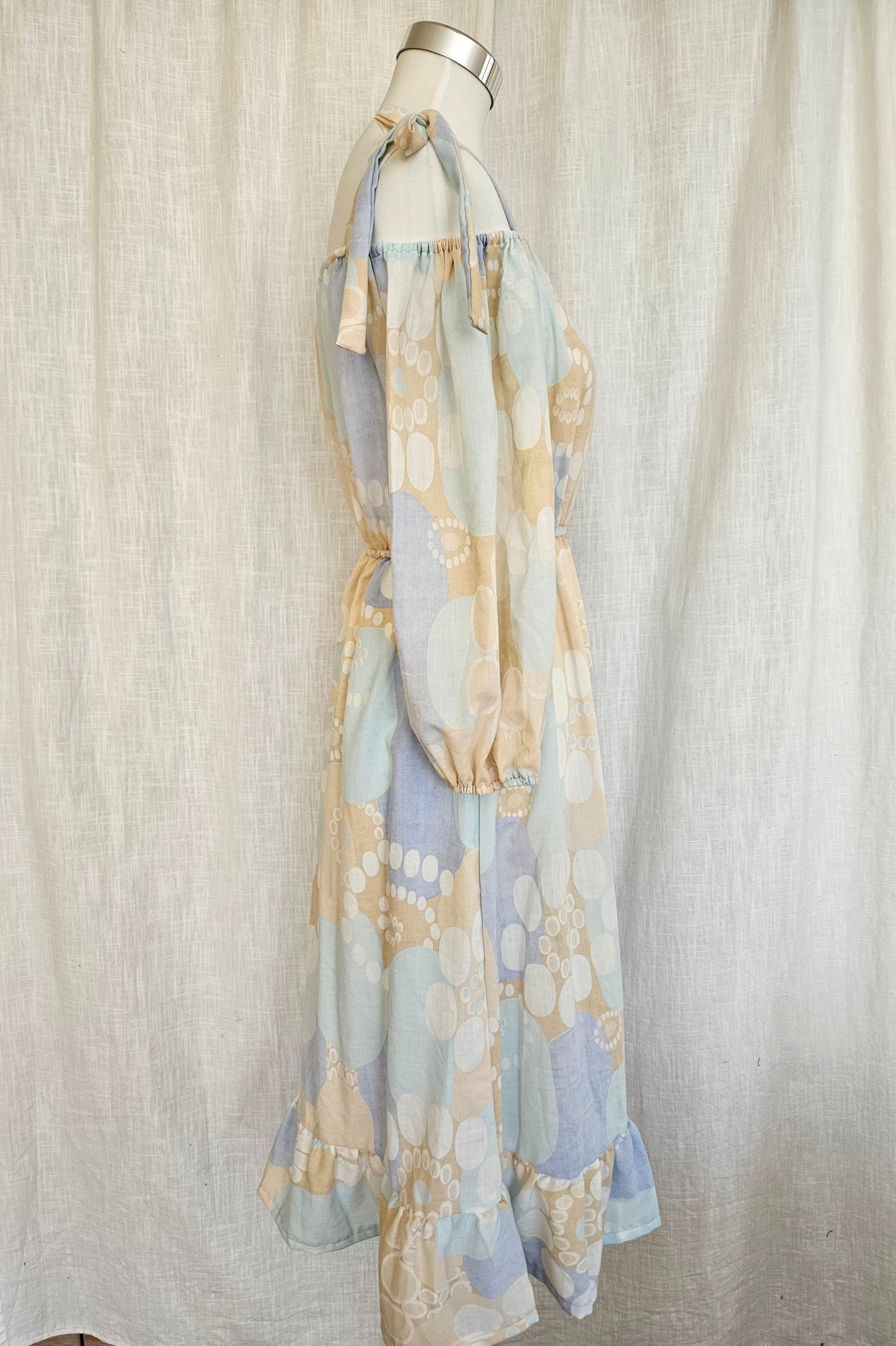 Upcycled Sommerkleid "Midi" Gr. S
