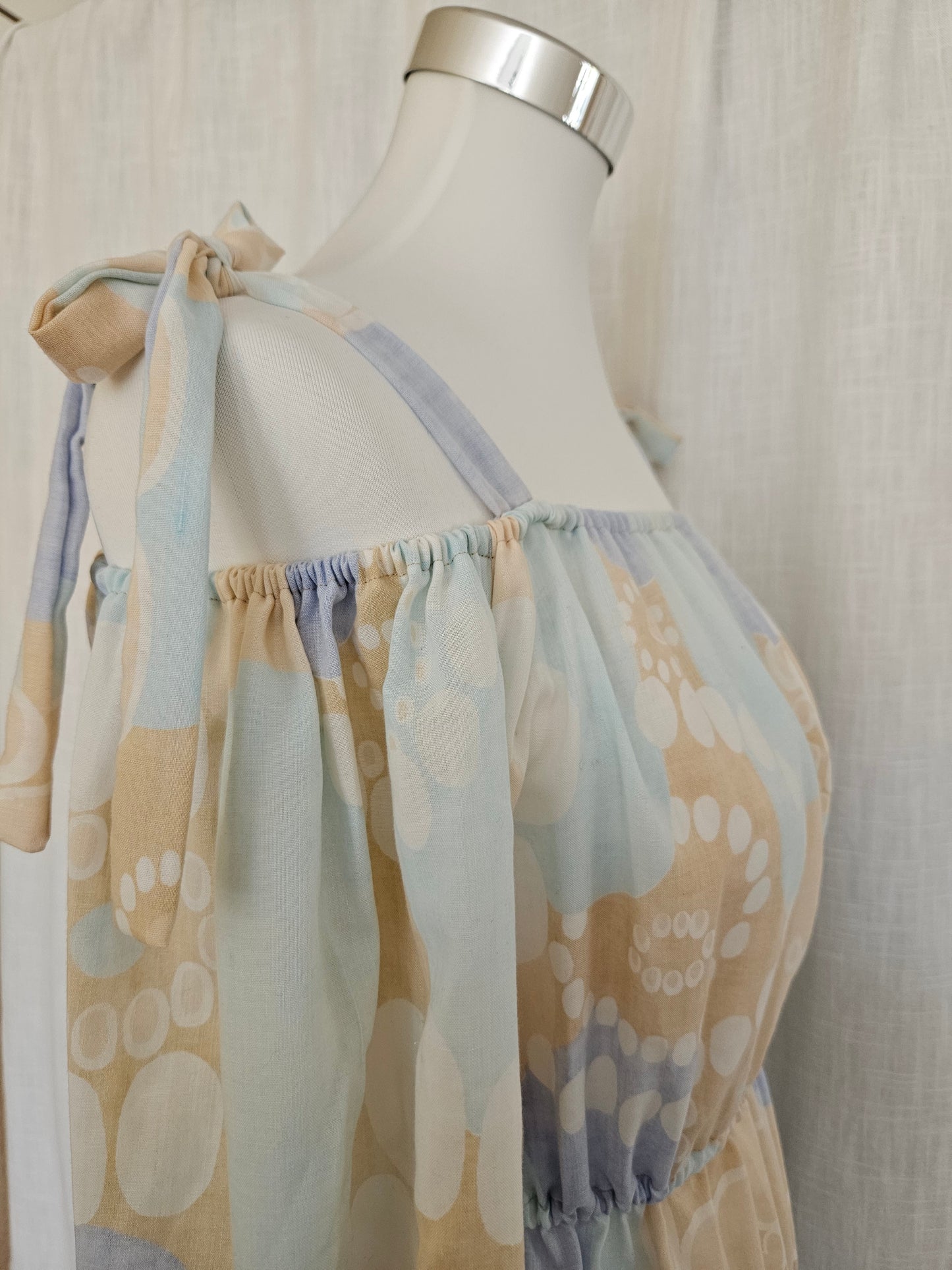 Upcycled Sommerkleid "Midi" Gr. S