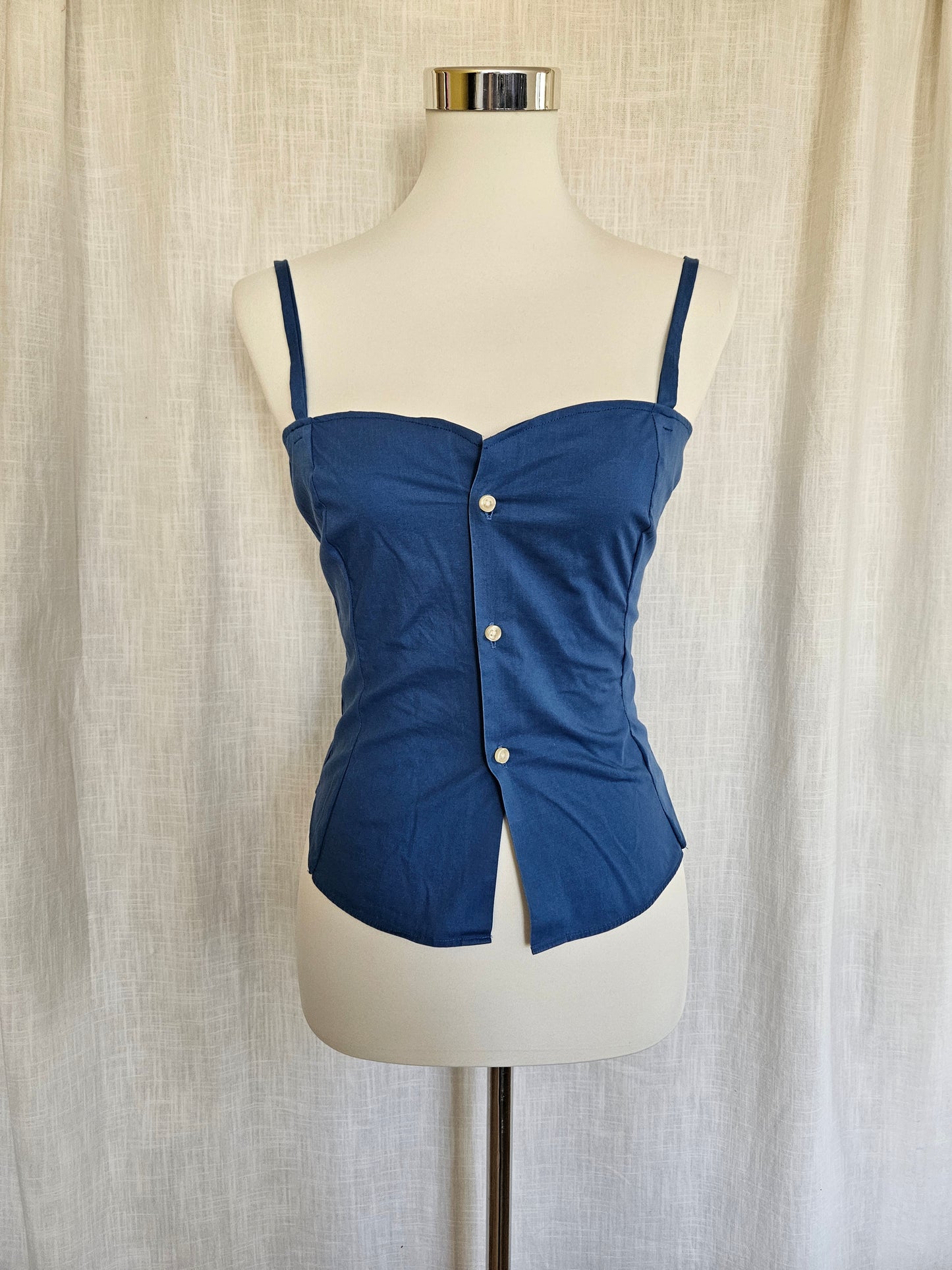 Upcycled Korsagen-Top Gr. S