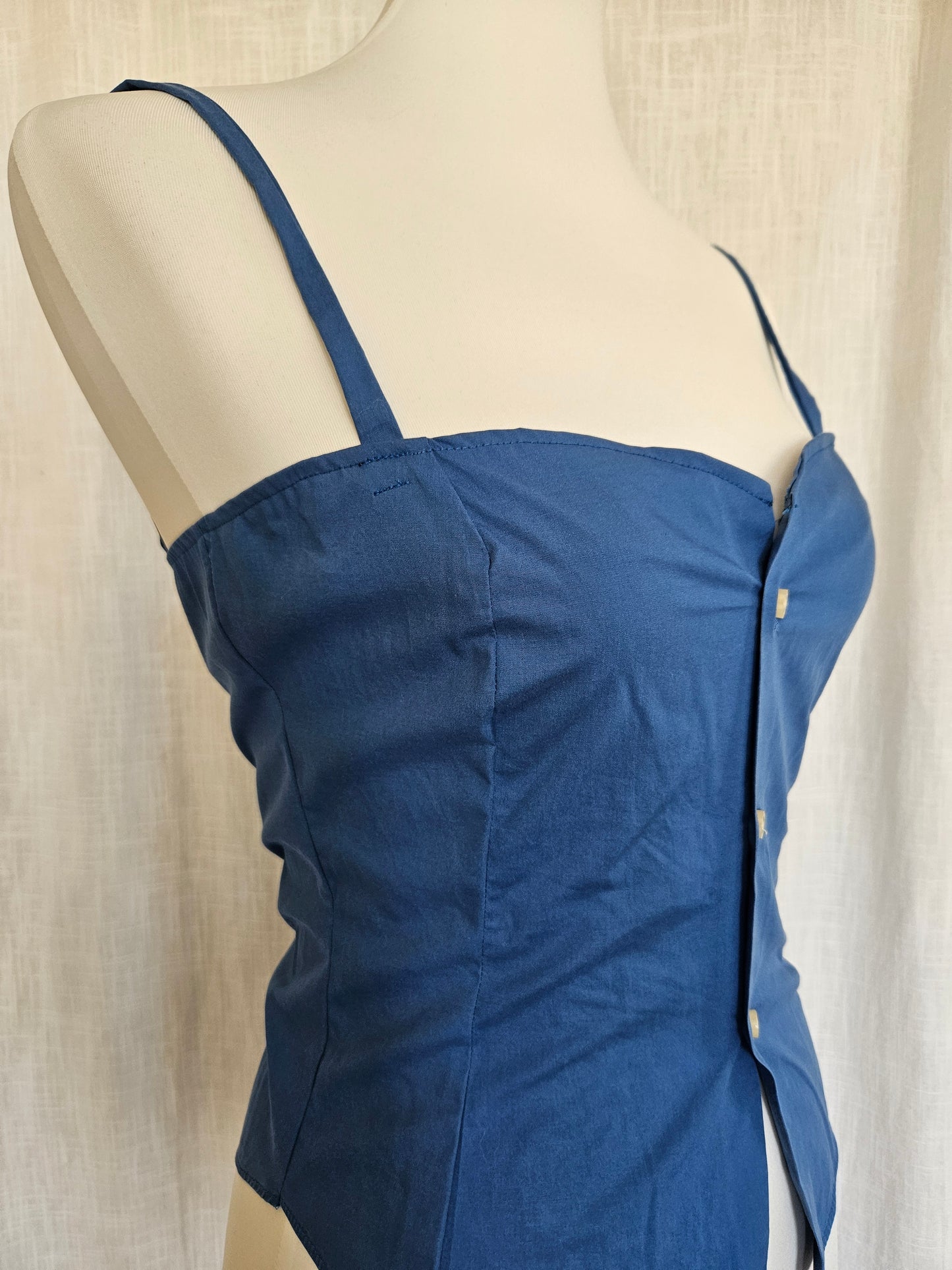 Upcycled Korsagen-Top Gr. S