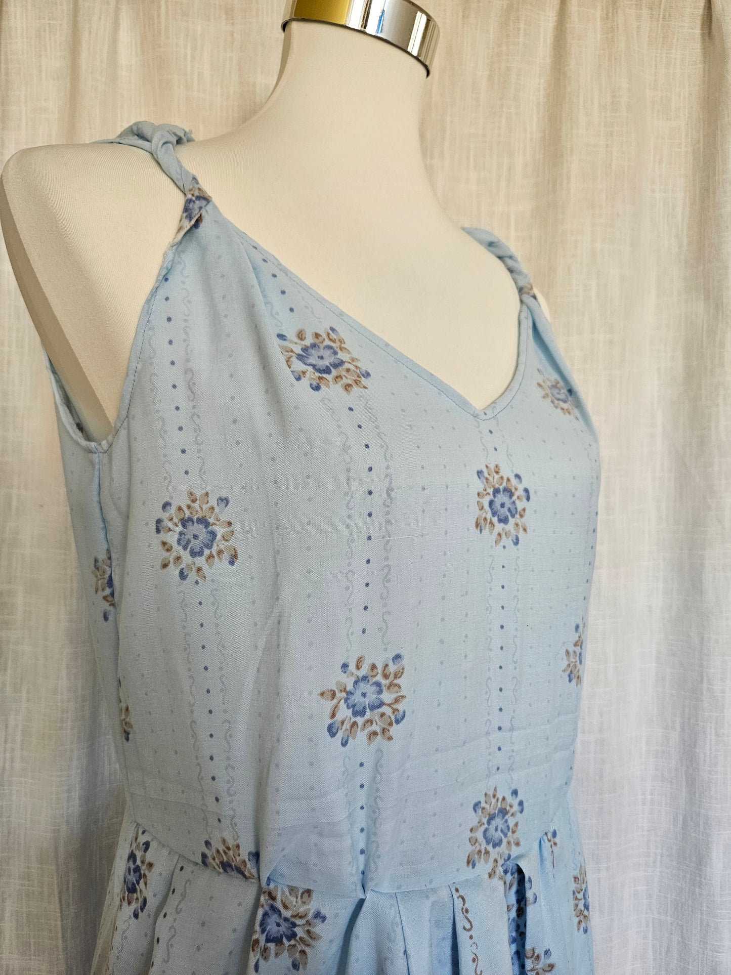 Upcycled Sommerkleid Gr. S "Maxi"