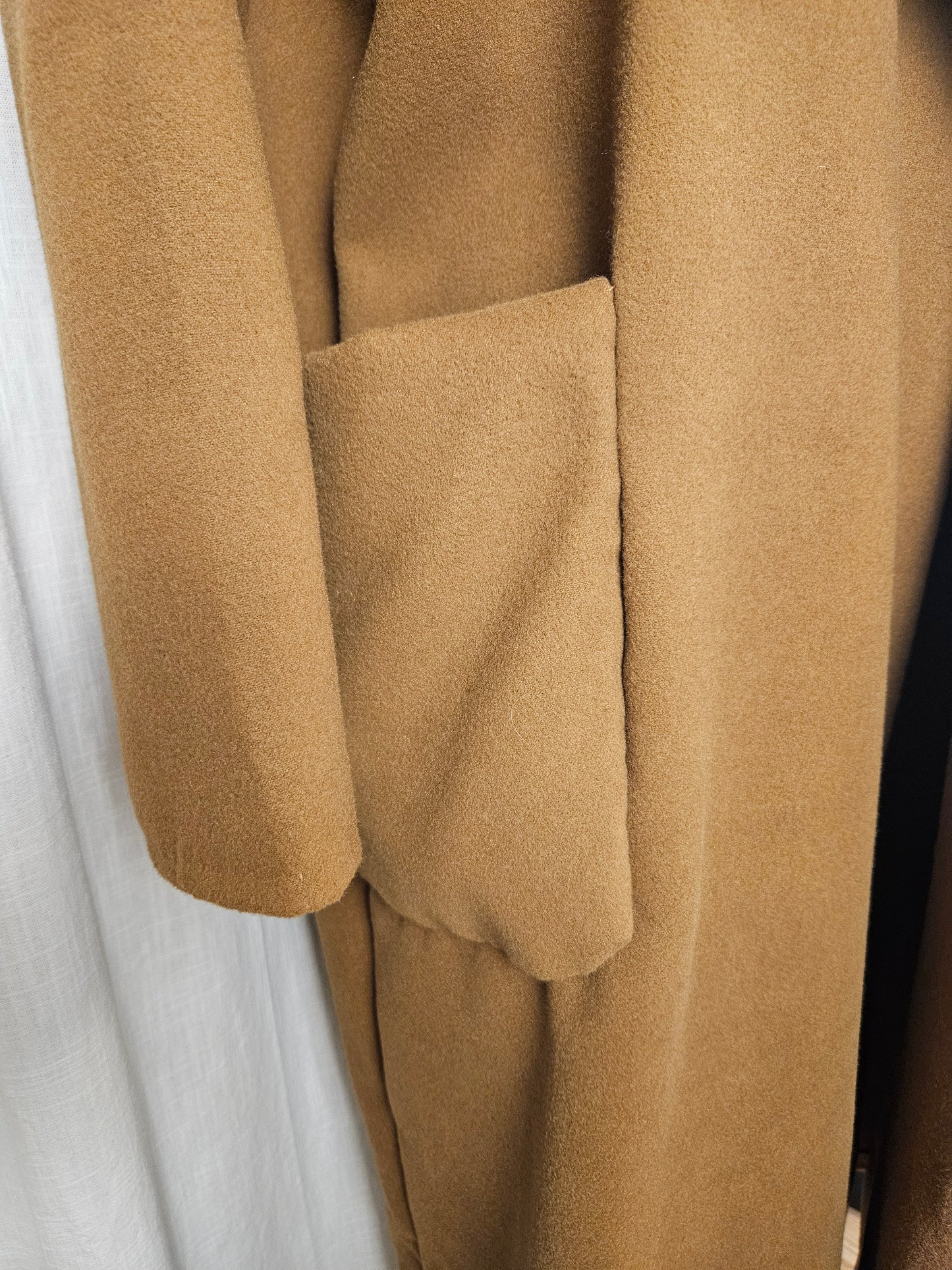 Wollmantel extra lang "Oversize" Gr. S/M