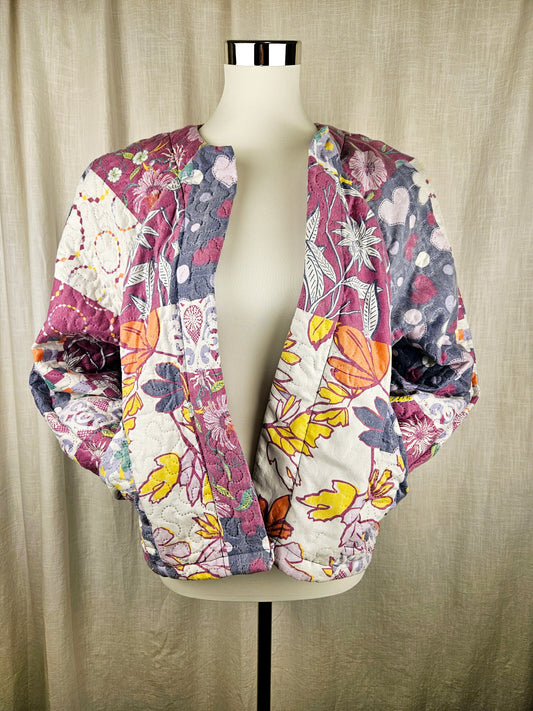 Upcycled Jacke "Patchwork" one size