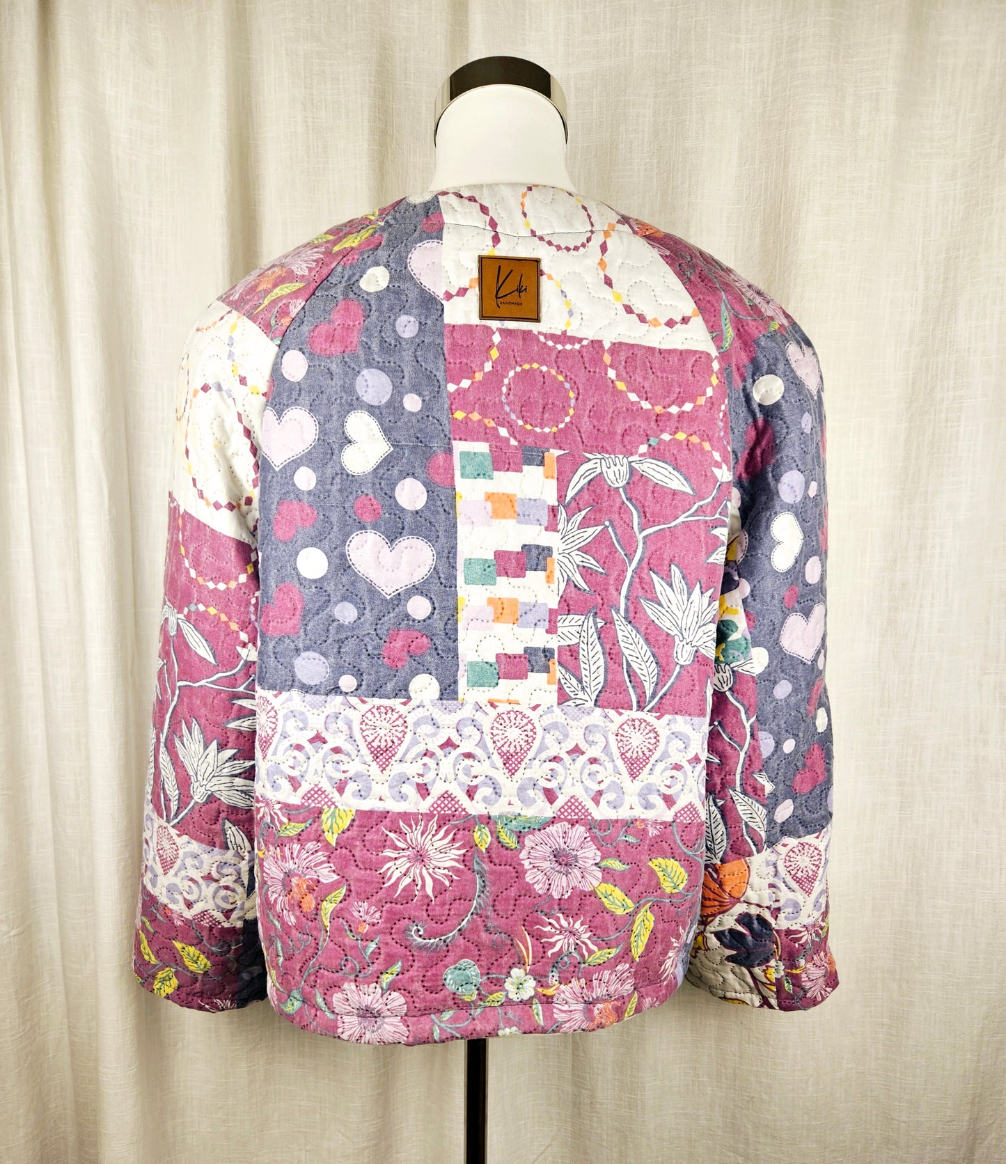 Upcycled Jacke "Patchwork" one size
