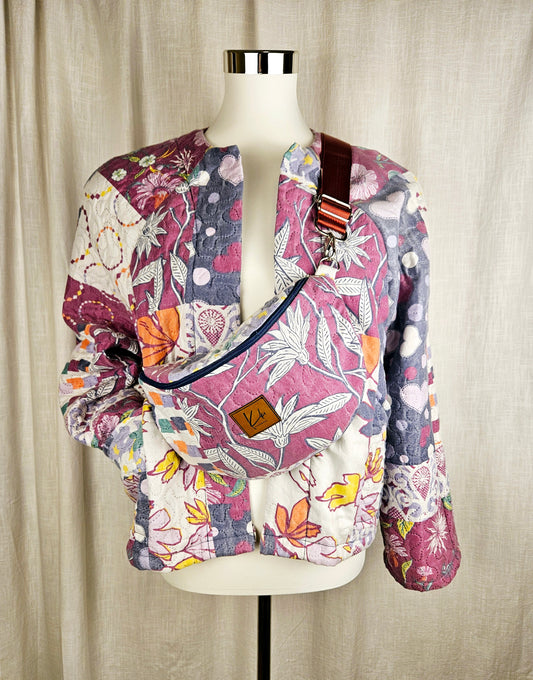 Upcycled Crossbody Bag "Patchwork 90's"