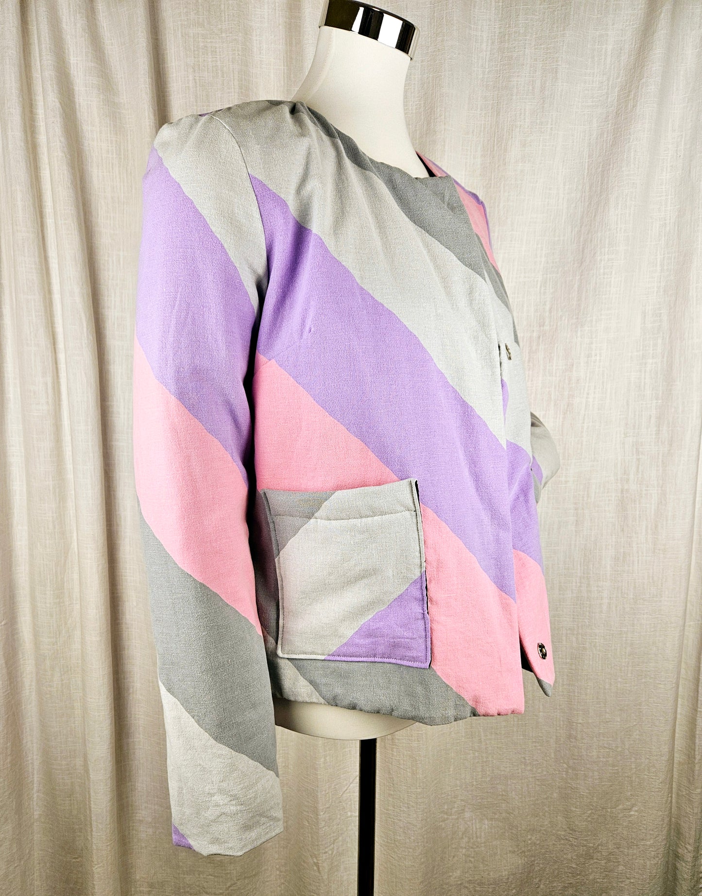 Upcycled Jacke Paris Style "Vintage" Gr. S