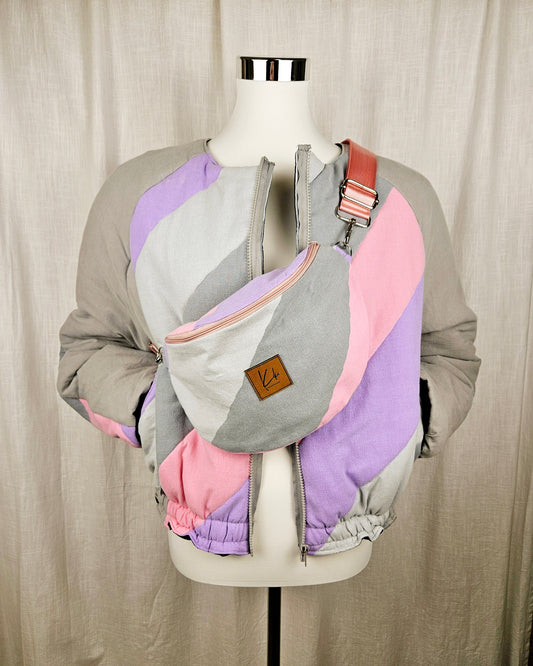 Upcycled Bomberjacke "Vintage" Gr. S