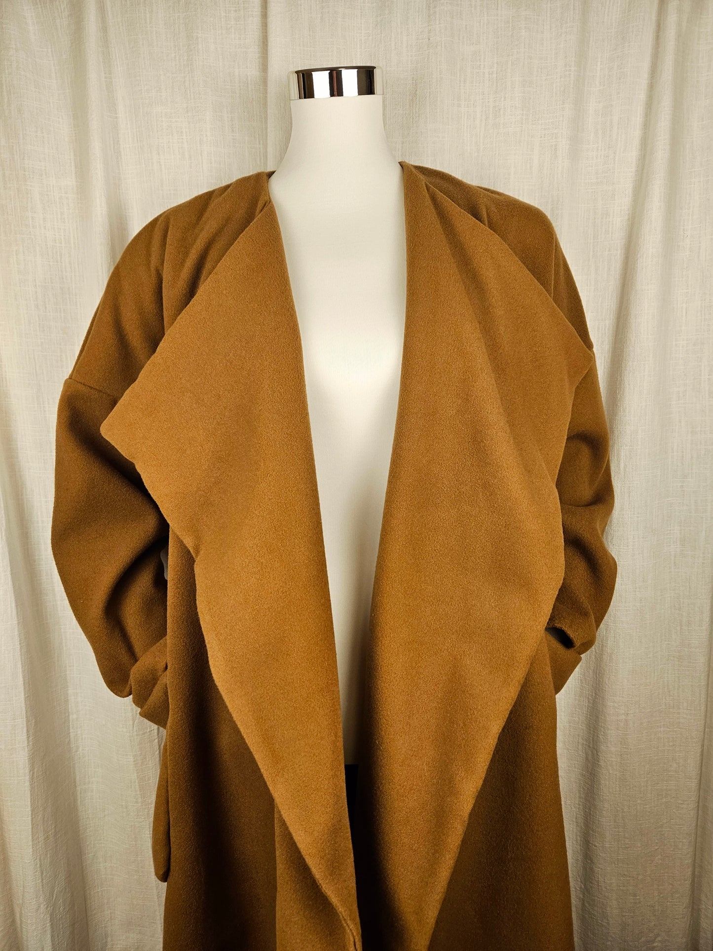 Wollmantel extra lang "Oversize" Gr. S/M