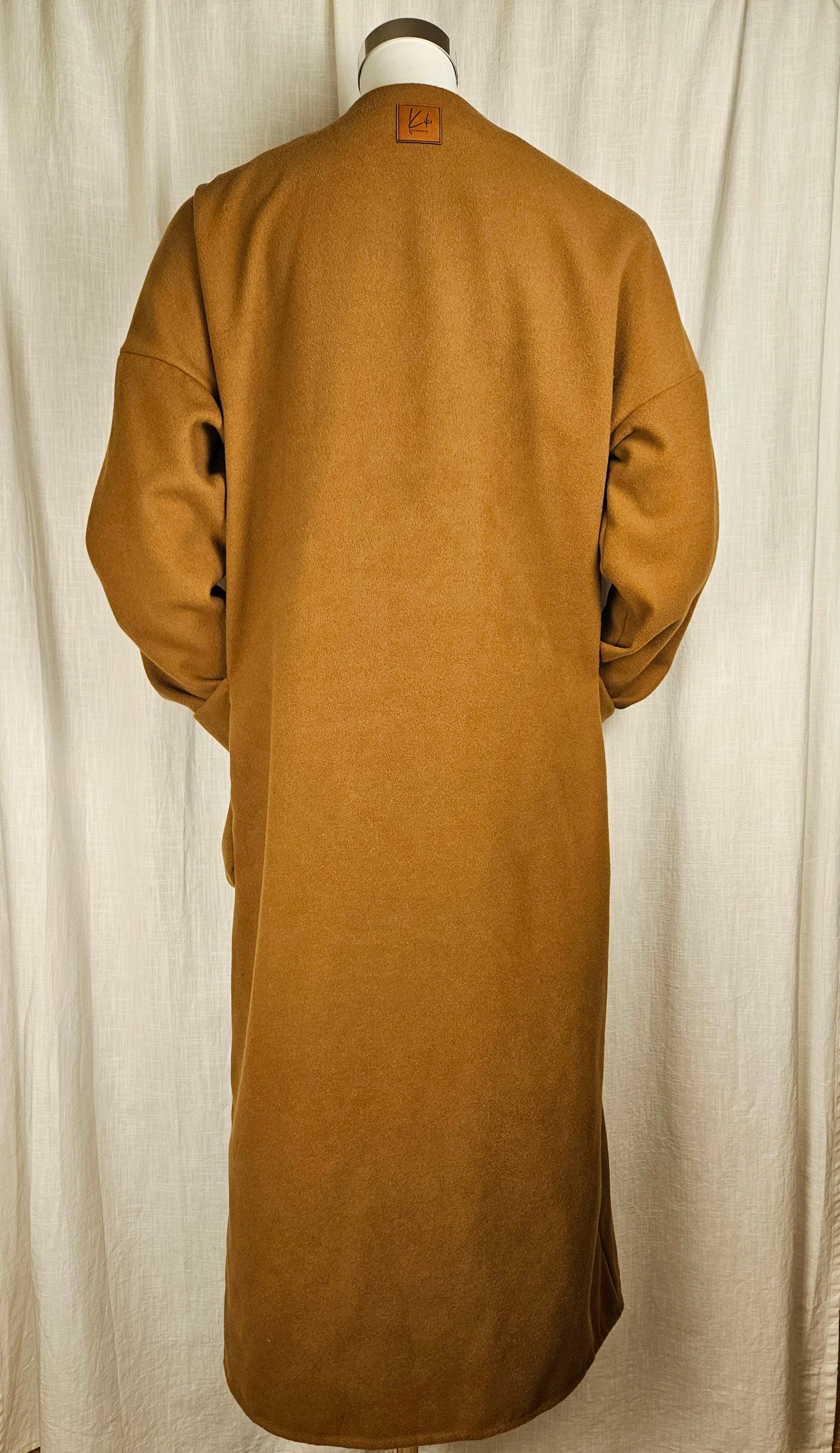 Wollmantel extra lang "Oversize" Gr. S/M