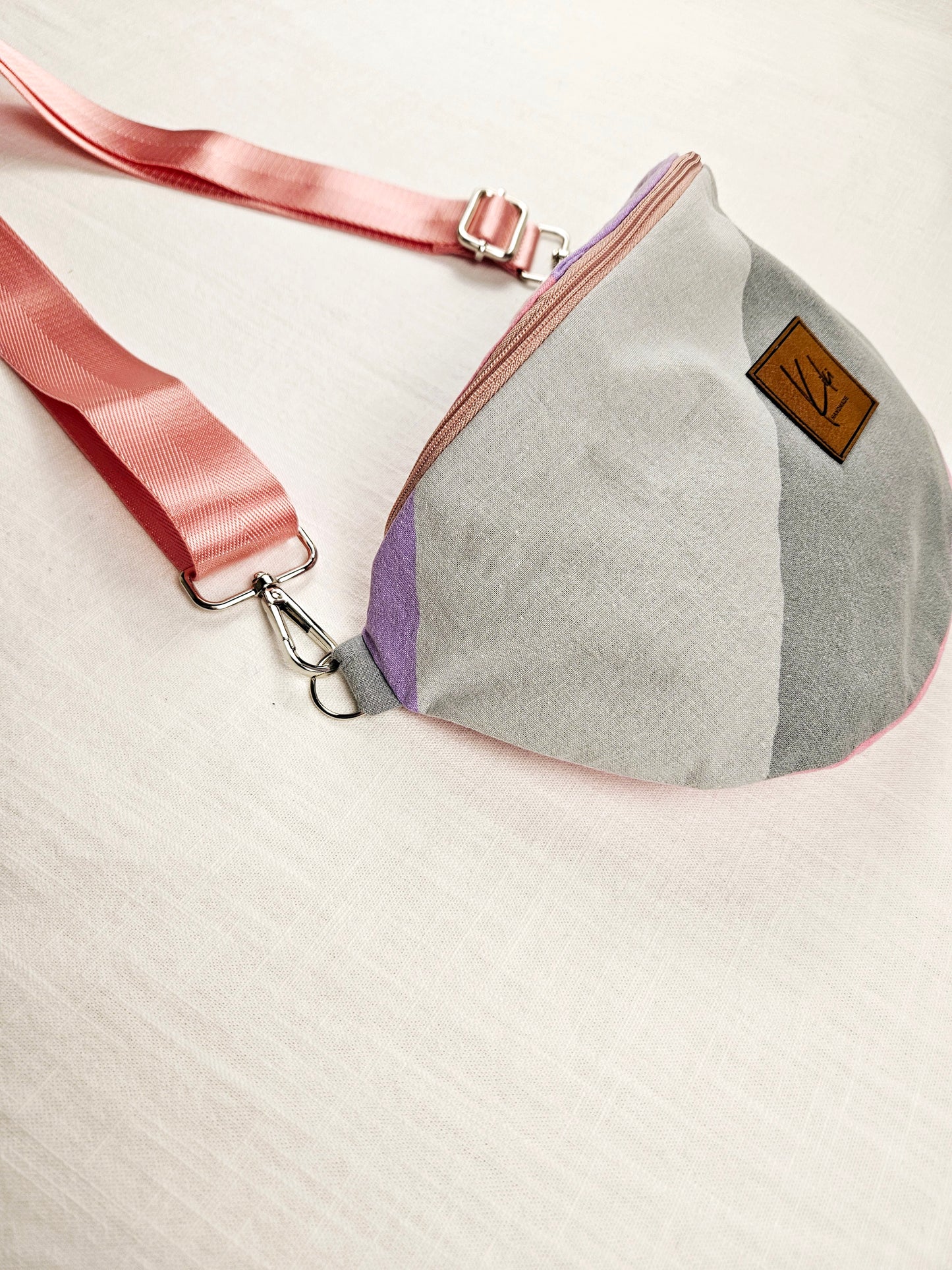 Upcycled Crossbody Bag "Vintage"