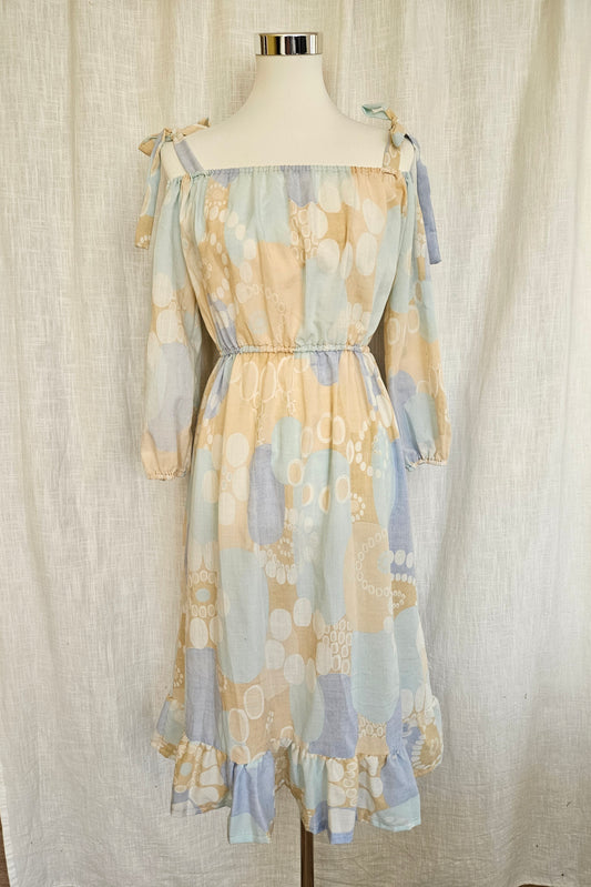 Upcycled Sommerkleid "Midi" Gr. S