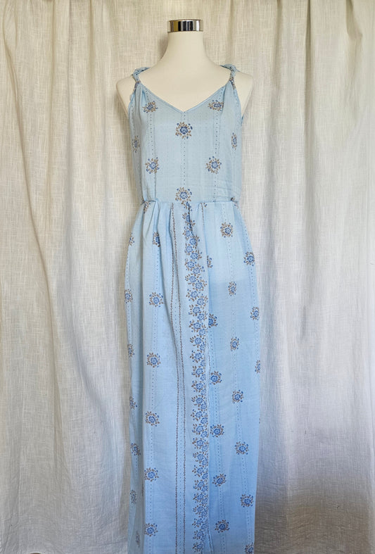 Upcycled Sommerkleid Gr. S "Maxi"