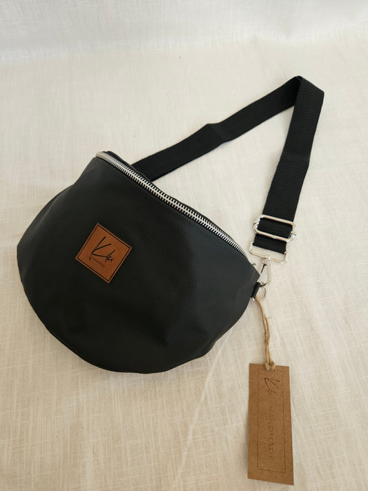 Schwarze Crossbody Bag matt "Schwarz"