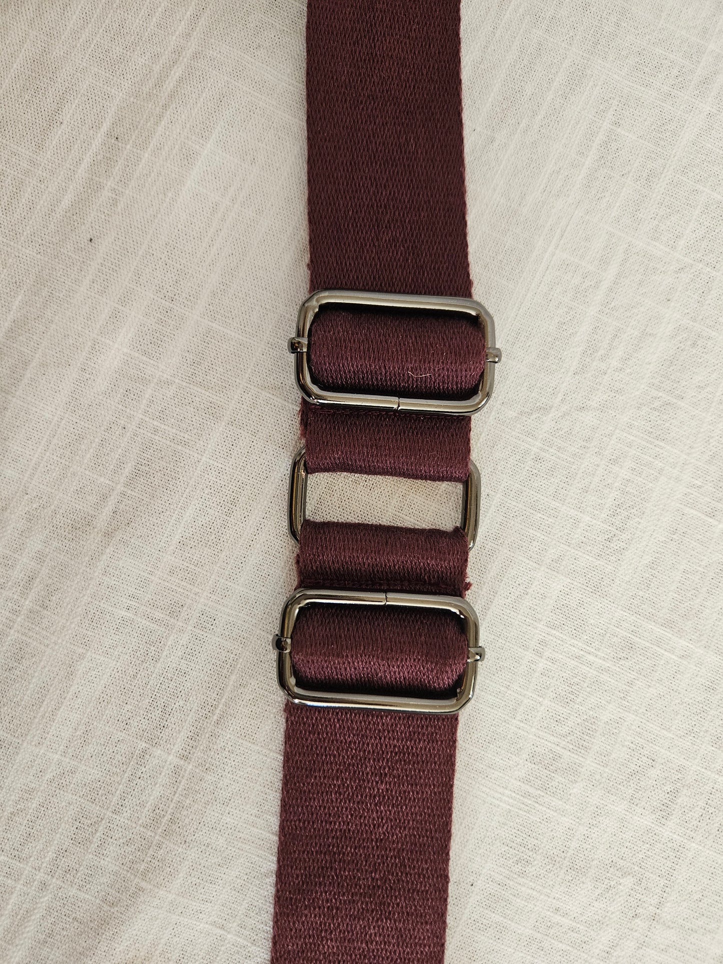 Anthrazit Crossbody Bag metallic "Bordeaux"